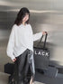 Fringe Faux Leather Skirt